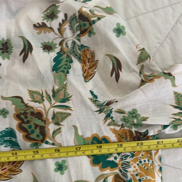 Antonio Melani x The Nat Note Ivy Paisley Floral Print Voile Blouse MEDIUM - Picture 6 of 16